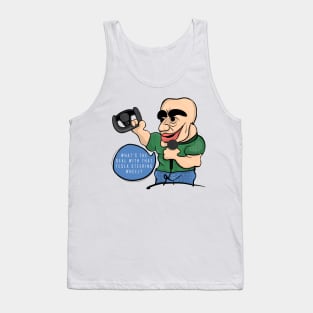 Joe Rogan "What's The Deal" Illustration (Red) Tank Top